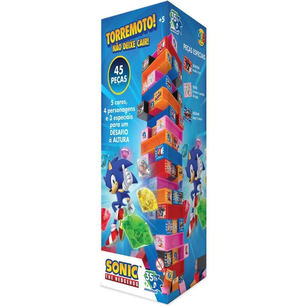 Jogo Diverso Sonic Terremoto Ggb Plast (Unidade) - imagem 3