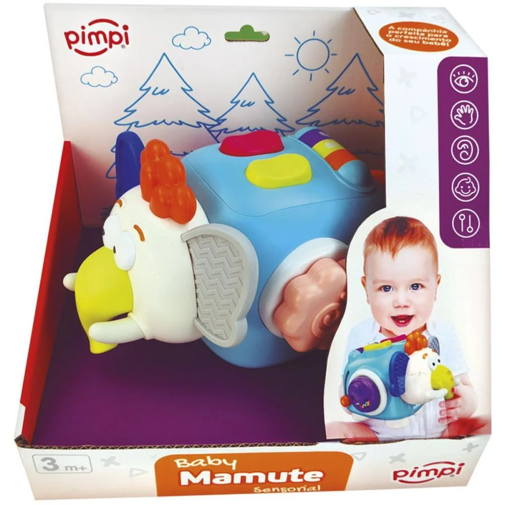 Brinquedo Para Bebe Baby Mamute Sensorial Maral (Unidade) - imagem 4