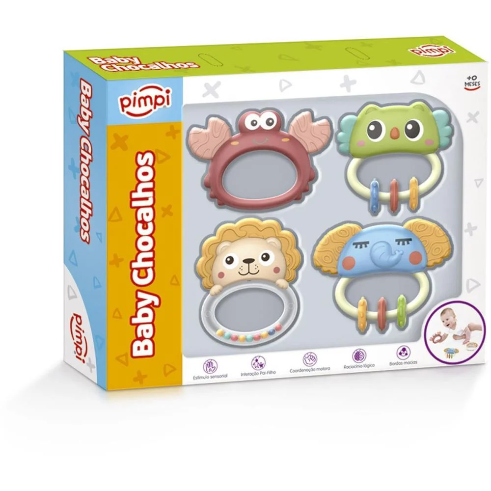 Brinquedo Para Bebe Baby Chocalho 4Pcs Maral (Unidade) - imagem 4