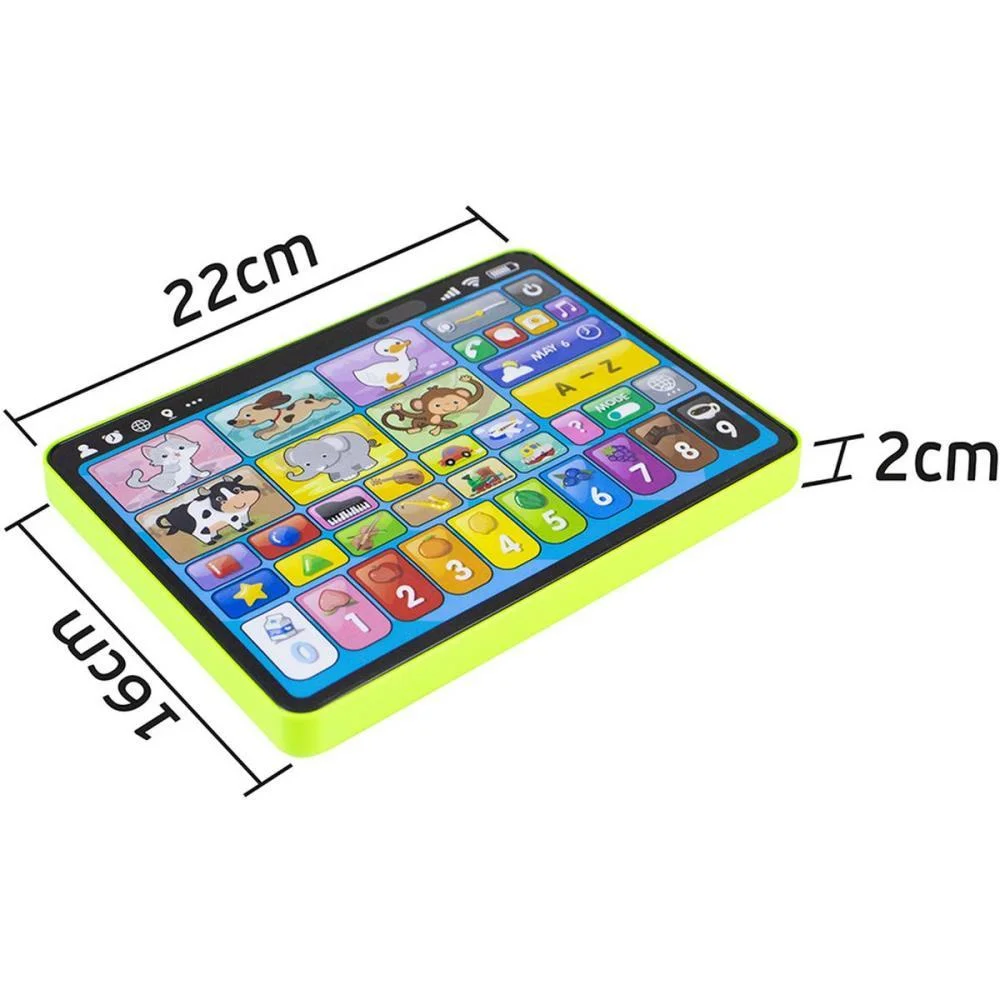 Brinquedo Educativo Tablet 3 Idiomas 150 Funcoes Maral (Unidade) - imagem 4