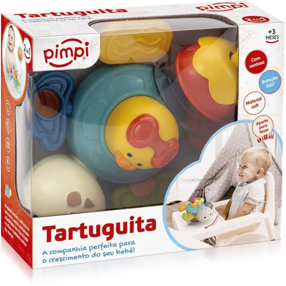 Brinquedo Para Bebe Tartuguita 2 Em 1 Maral (Unidade) - imagem 4