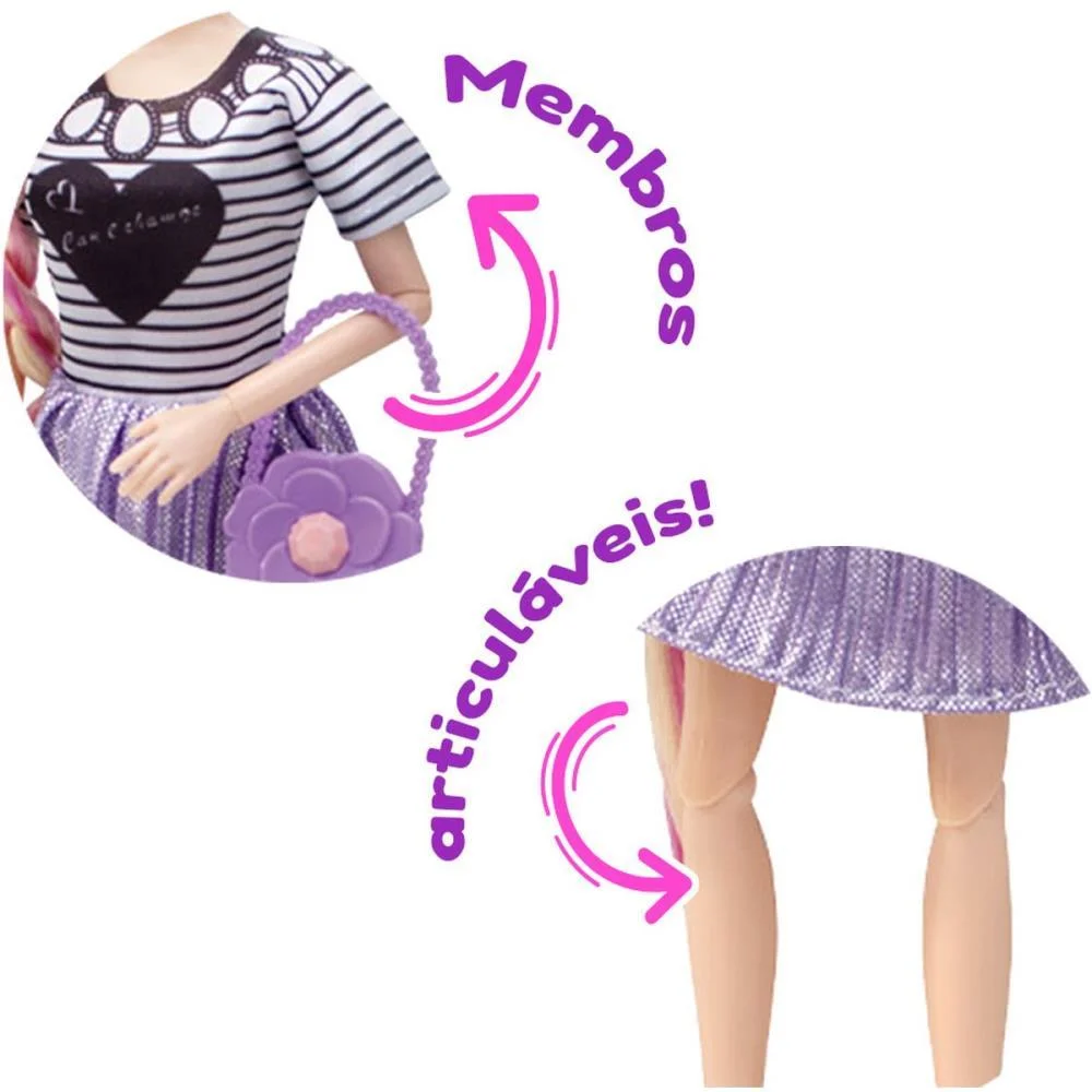 Boneca Beauty Girl C/Articulacoes Maral (Unidade) - imagem 4