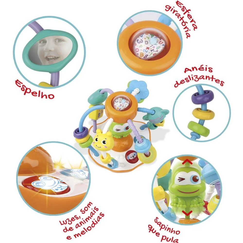 Brinquedo Para Bebe Frogball Musical Maral (Unidade) - imagem 5