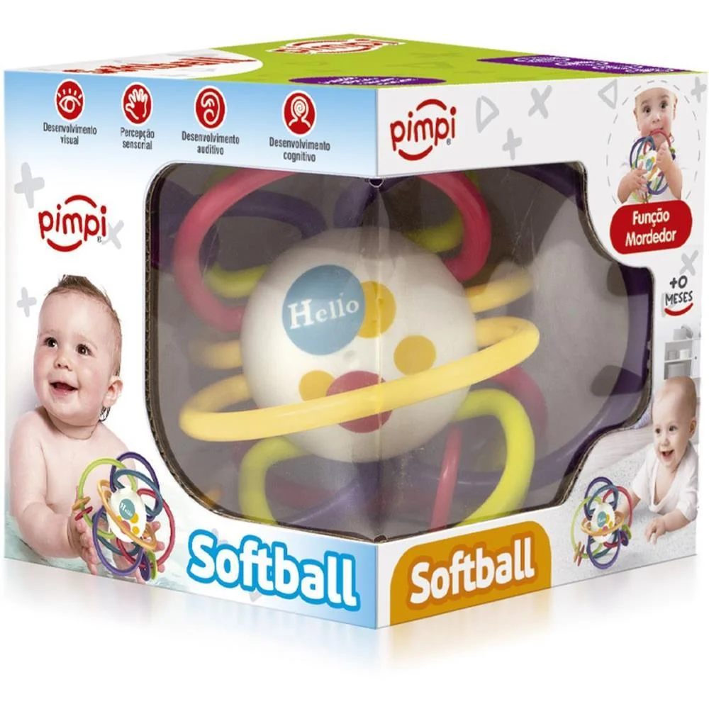 Mordedor E Chocalho Soft Ball Super Macio Maral (Unidade) - imagem 4