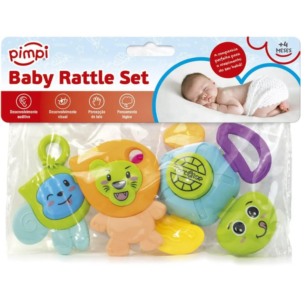 Mordedor E Chocalho Baby Rattle Maral (Unidade) - imagem 4