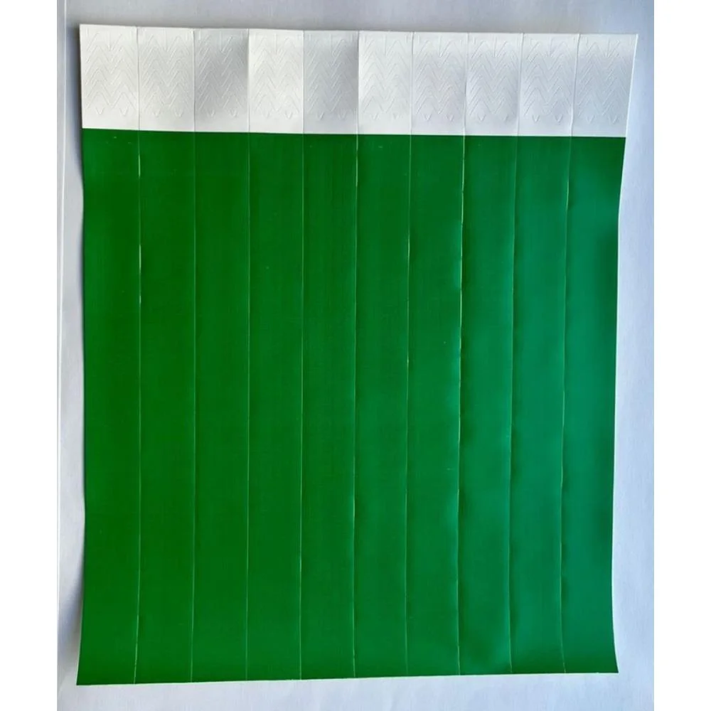 Pulseira Identificacao Laser Pro Verde Bandeira Tecnomidia (Pct.c/50) - imagem 4