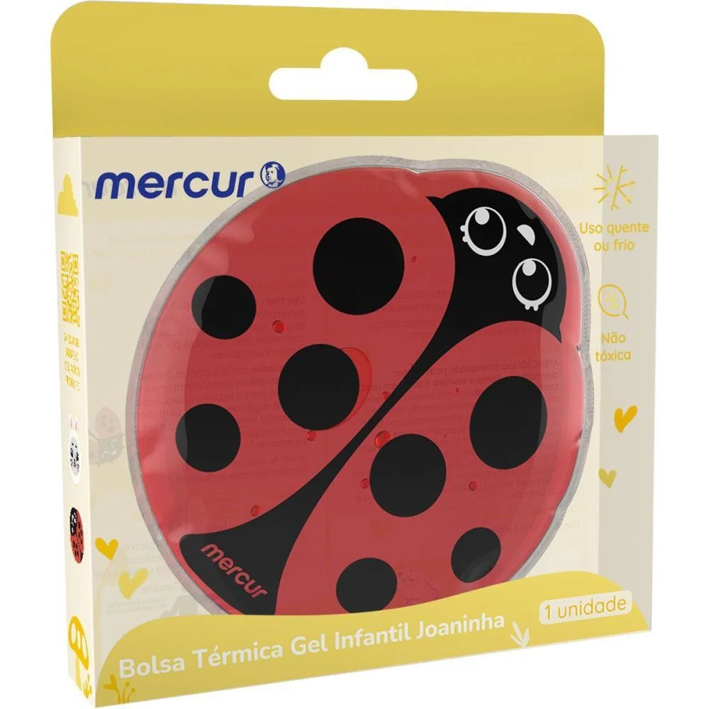 Bolsa Terapeutica Termica Gel Infantil Joaninha Mercur (Unidade) - imagem 5