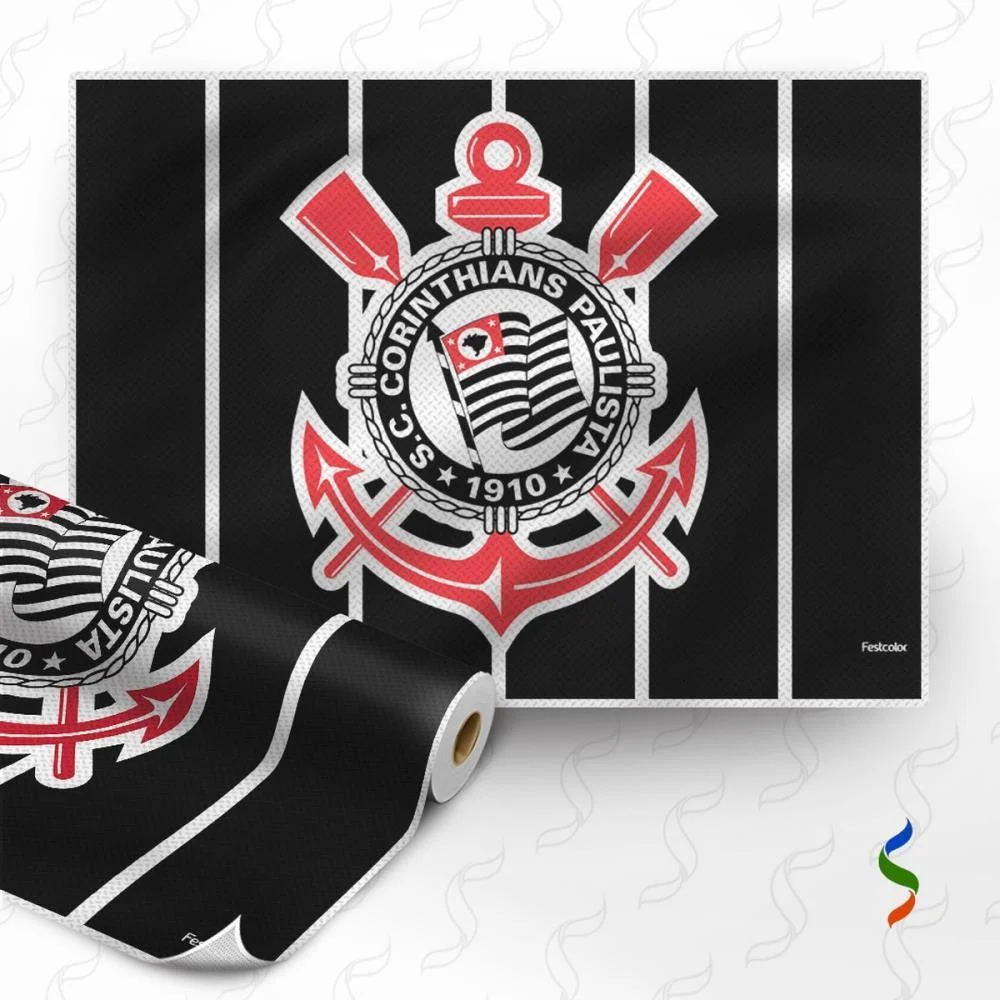Tnt Estampado 1,40M 40G Corinthians 24 Paineis 1,40Mx1 Supper (Rl-25Mts) - imagem 3