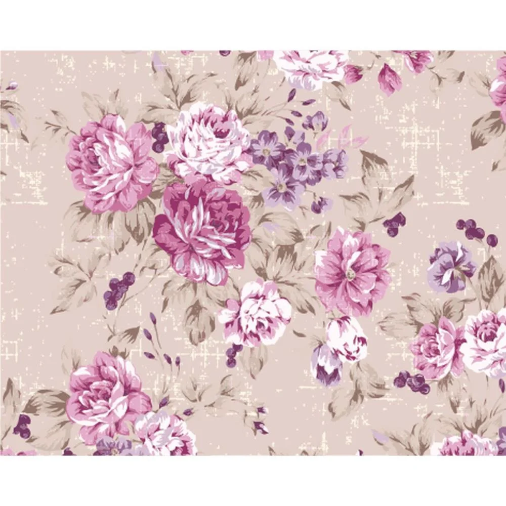 Papel Presente Bobina Couche 60Cm.mod.361 Floral V.m.p. (Bo-100Mts) - imagem 2