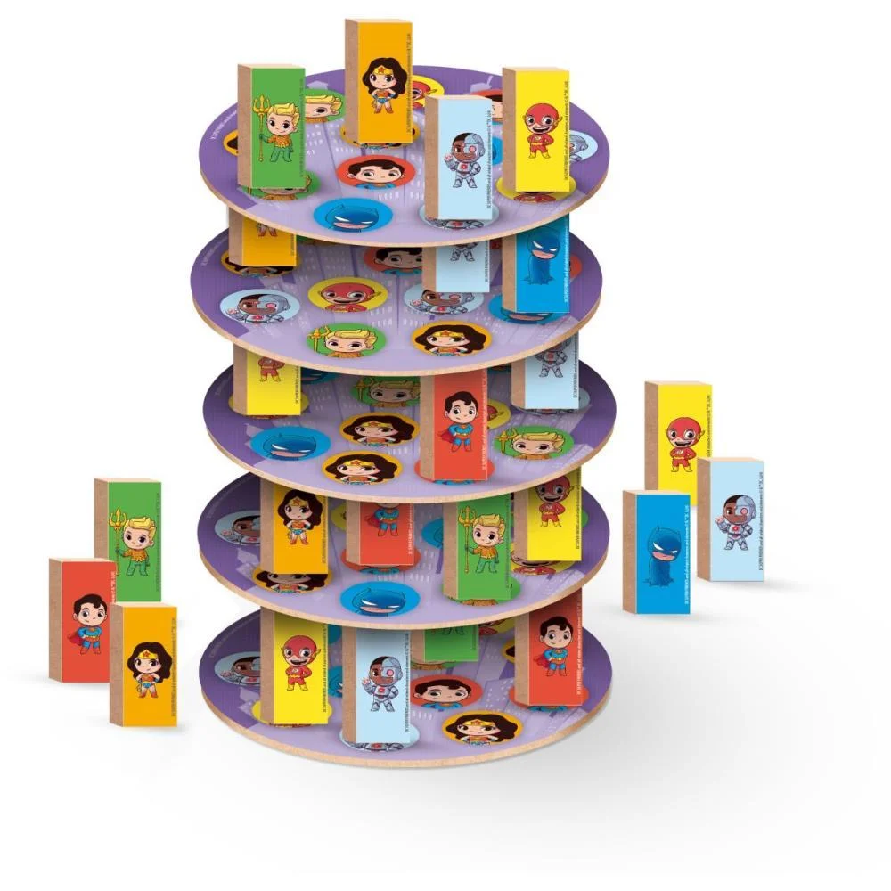 Brinquedo Educativo Dc Super Friends Equilibra Mad Nig Brinquedos (Unidade) - imagem 4