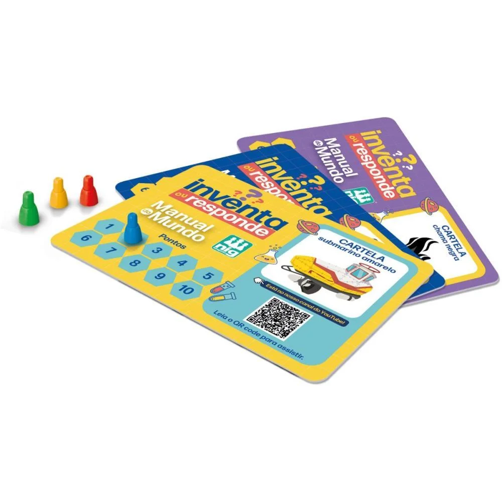 Jogo Diverso Inventa Ou Responde Nig Brinquedos (Unidade) - imagem 6