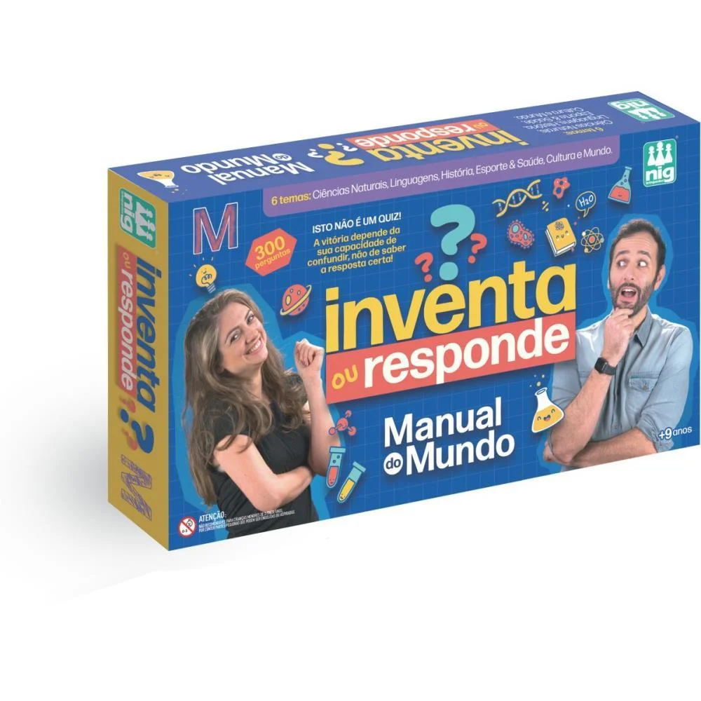Jogo Diverso Inventa Ou Responde Nig Brinquedos (Unidade) - imagem 8