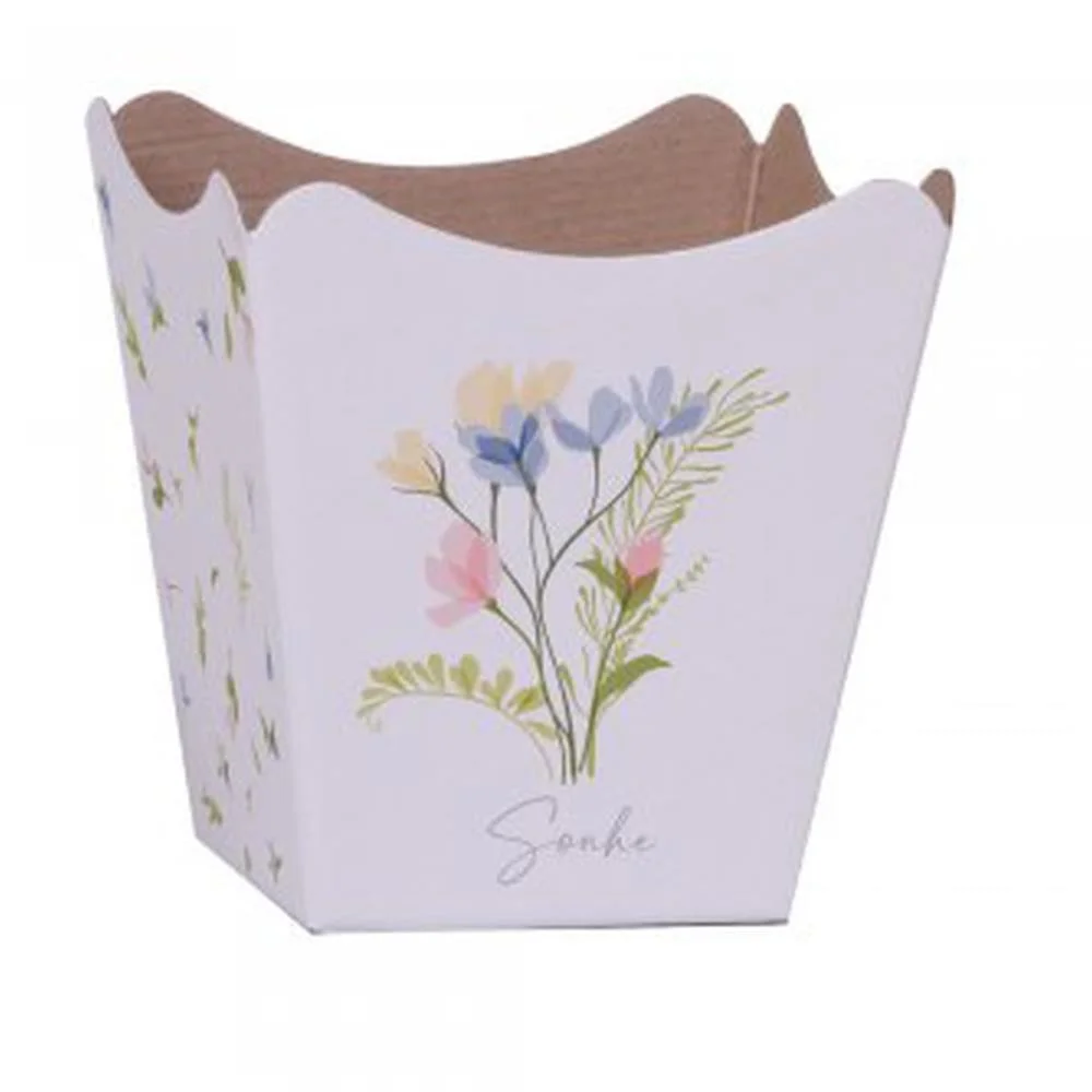 Cachepot Paper Decorado Pote 15 Jardim Xingo Embalagens (Pct.c/10) - imagem 3