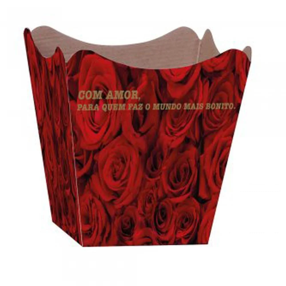 Cachepot Paper Decorado Pote 15 Scarlet Xingo Embalagens (Pct.c/10) - imagem 3