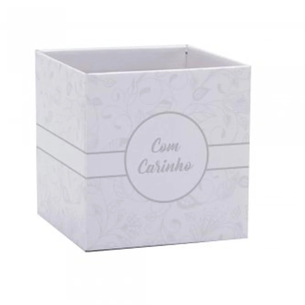 Cachepot Paper Decorado Pote 15 Blanc Quadrado Xingo Embalagens (Pct.c/10) - imagem 3