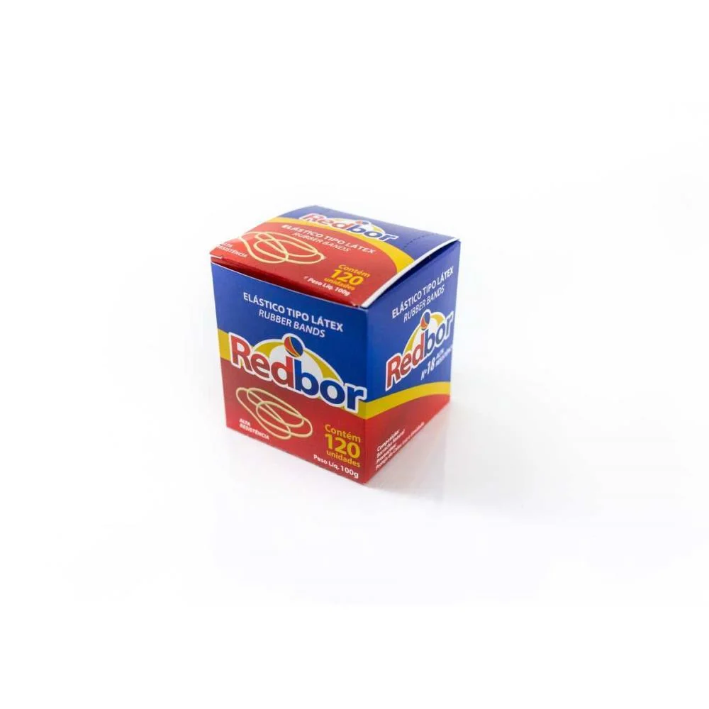 Elastico Latex 100G N.18 Red Bor (Unidade) - imagem 4