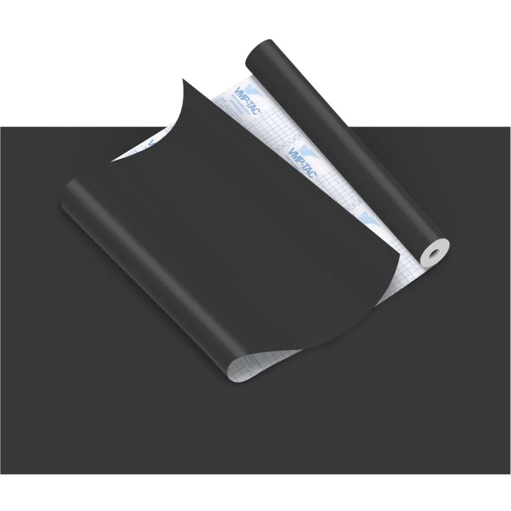 Plastico Adesivo 45Cmx10M Pvc Fosco Preto V.m.p. (Rolo) - imagem 3