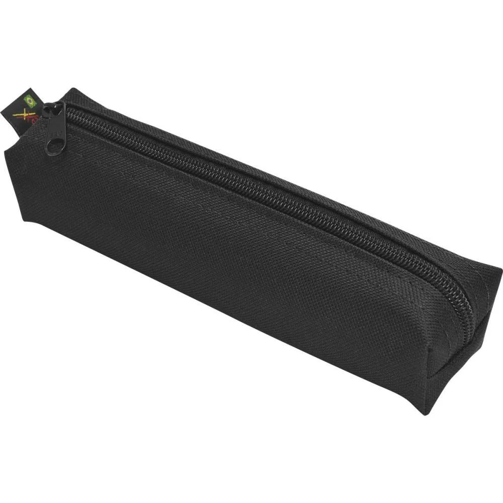 Estojo Simples Lona/ Nylon 600 Medio Preto Reflex (Unidade) - imagem 3