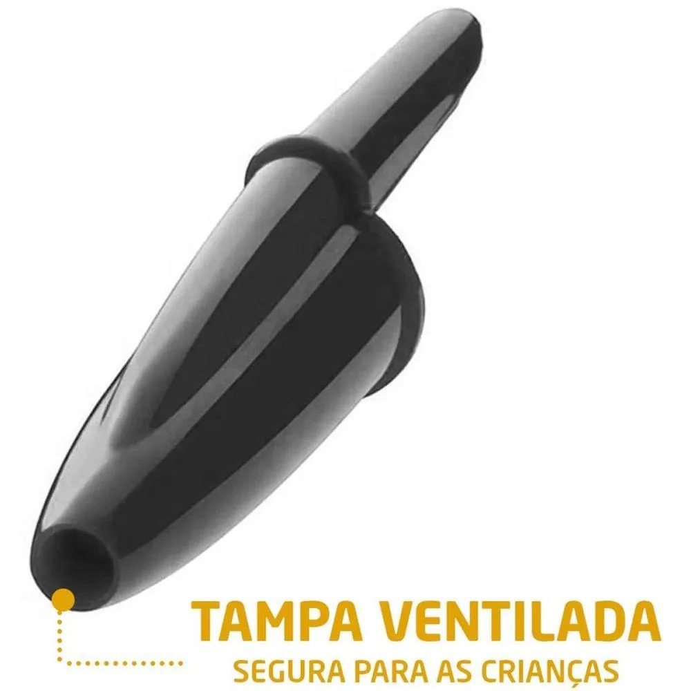 Caneta Esferografica Cristal Preta Corpo Transp. Bic (Bl.c/03) - imagem 6