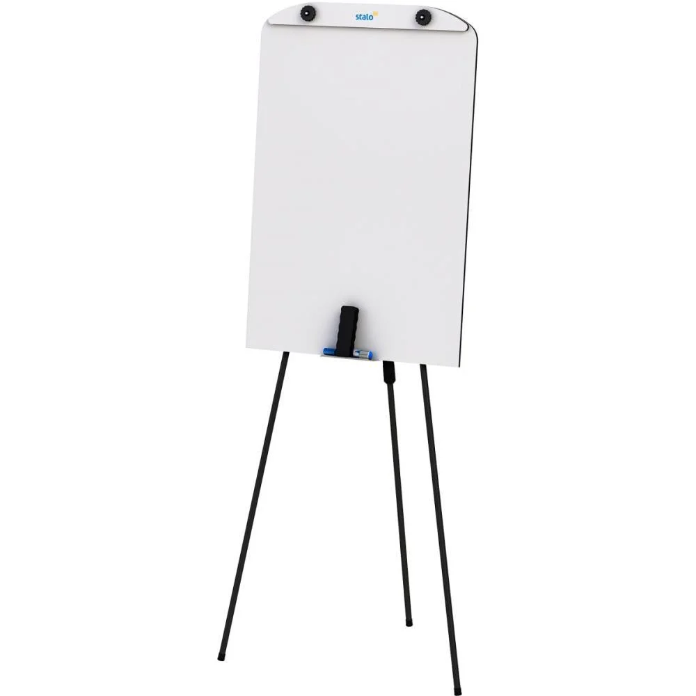 Cavalete Para Flip-Chart Mdf Natural Retratil 1,73M Stalo - imagem 2