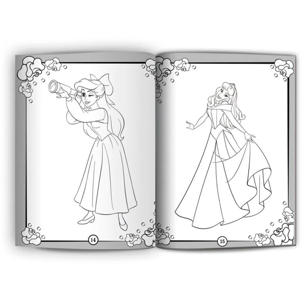 Livro Com Adesivos Princesas 40P C/500 Adesivos Culturama - imagem 6
