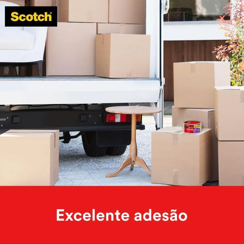 Fita Para Empacotamento Scotch Corta Facil 45Mmx40M Tr 3M (Unidade) - imagem 6