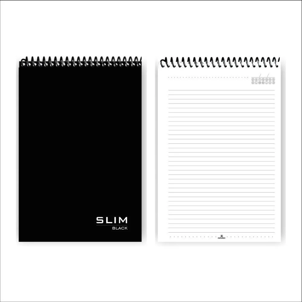 Caderno 01X1 Capa Dura Espiral Super.(Canhoto) Pt 80F Romitec (Pct.c/04) - imagem 3