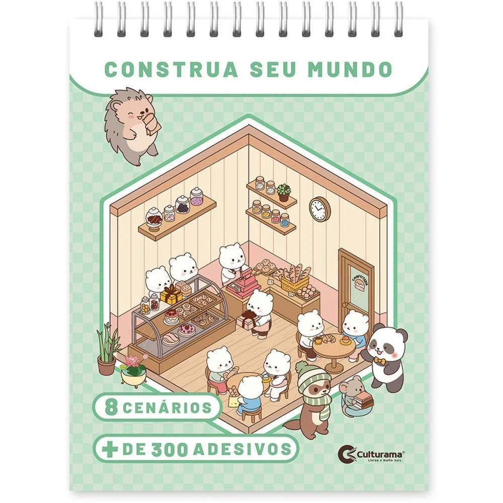Livro Com Adesivos Cenario Construa Seu Mundo Culturama (Unidade) - imagem 12