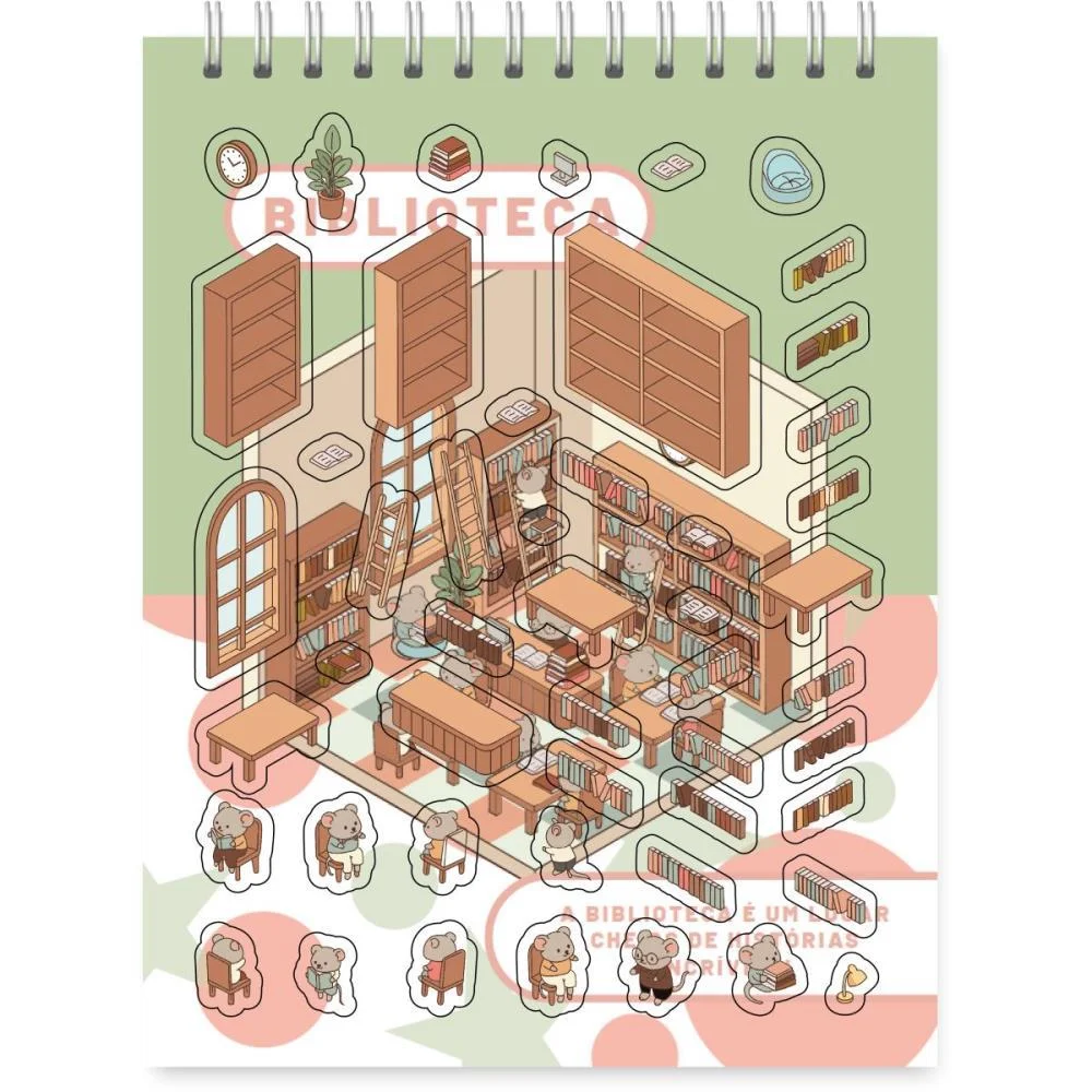 Livro Com Adesivos Cenario Construa Seu Mundo Culturama (Unidade) - imagem 7