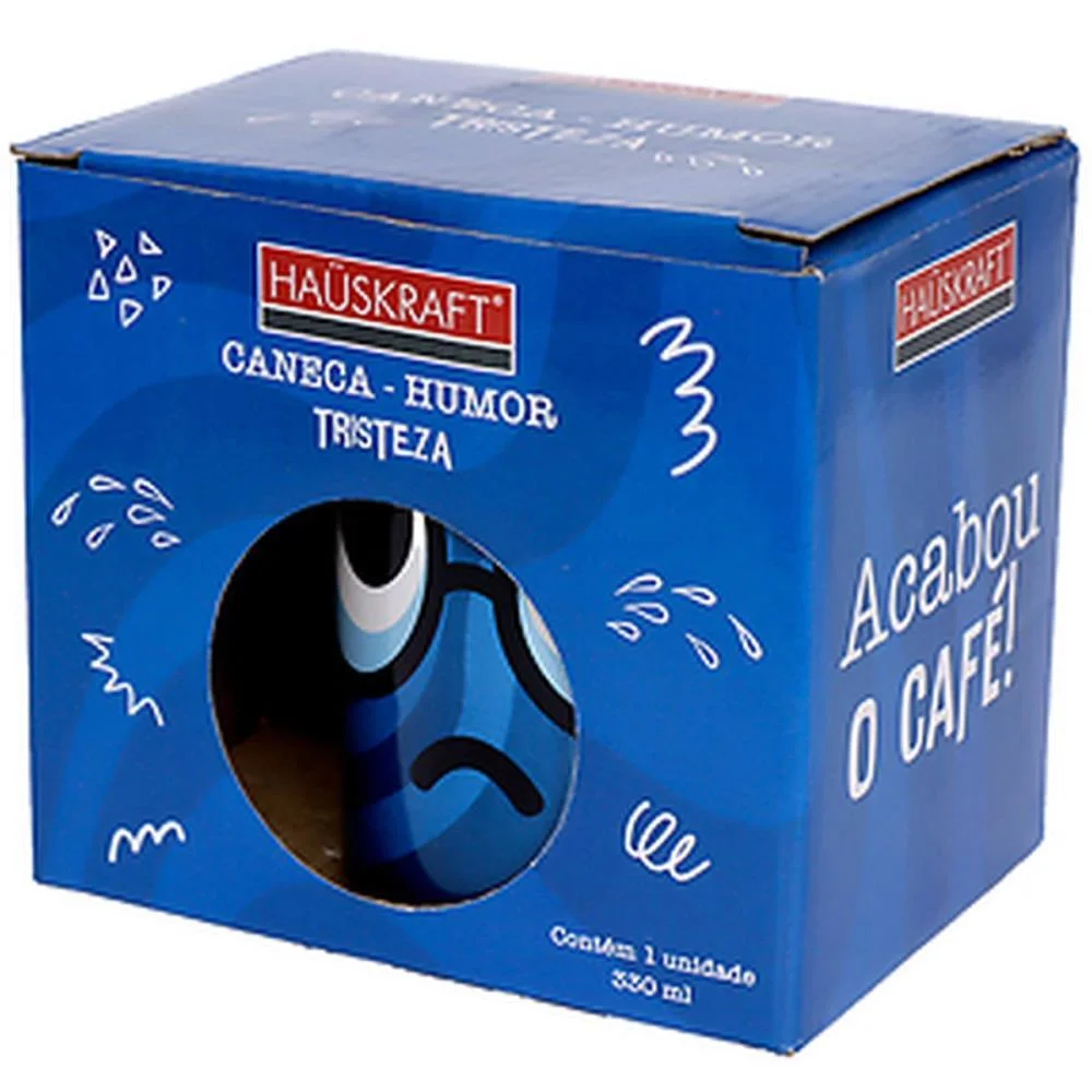 Caneca Decorada Humor Tristeza 330Ml Western (Unidade) - imagem 6