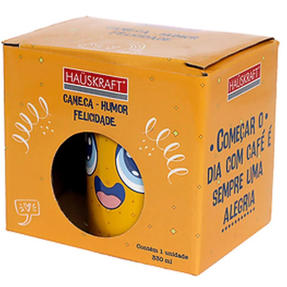 Caneca Decorada Humor Felicidade 330Ml Western (Unidade) - imagem 6