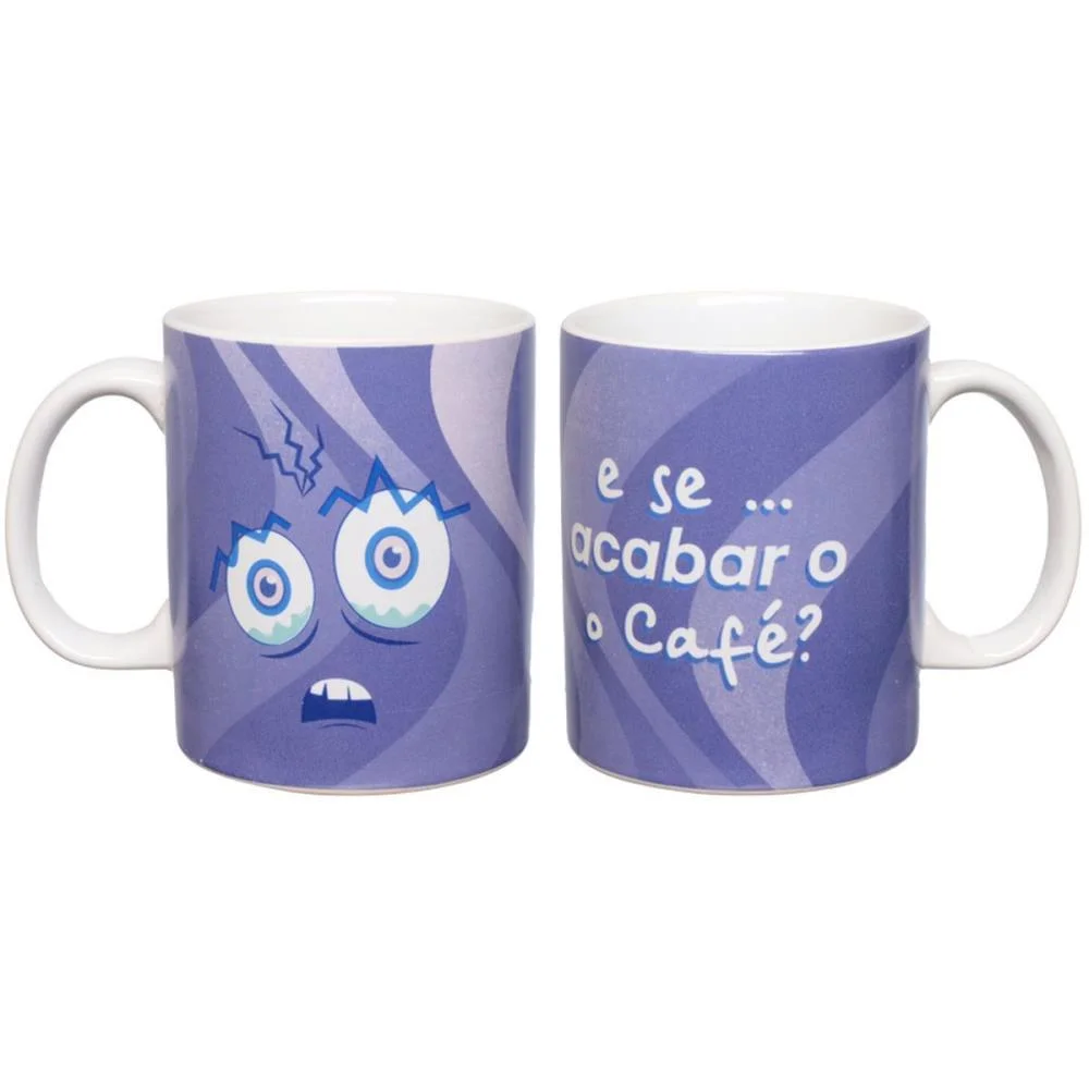 Caneca Decorada Humor Medo 330Ml Western (Unidade) - imagem 2