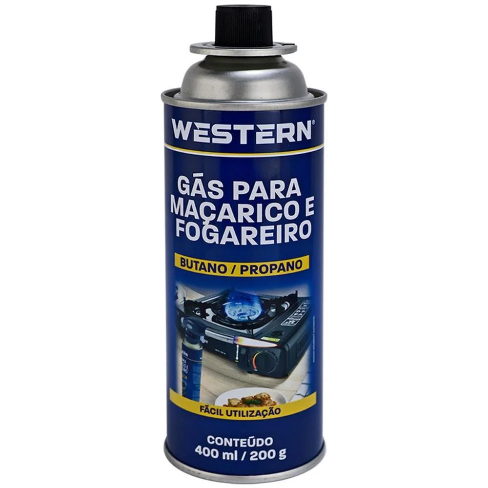 Utensilio Domestico Gas Macarico E Fogareiro 400Ml Western (Unidade) - imagem 2