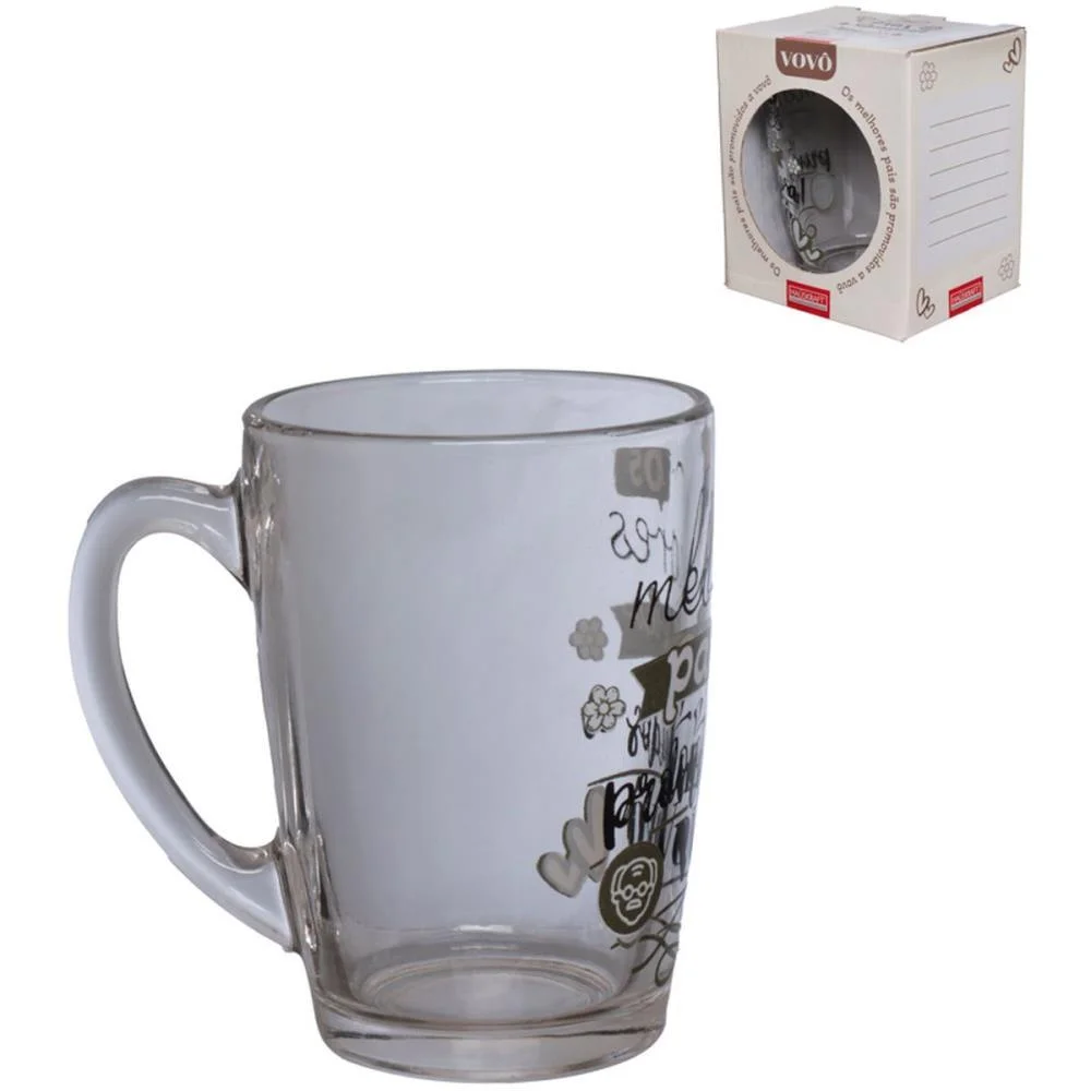 Caneca De Vidro Promovido Vovo 320Ml Western (Unidade) - imagem 2