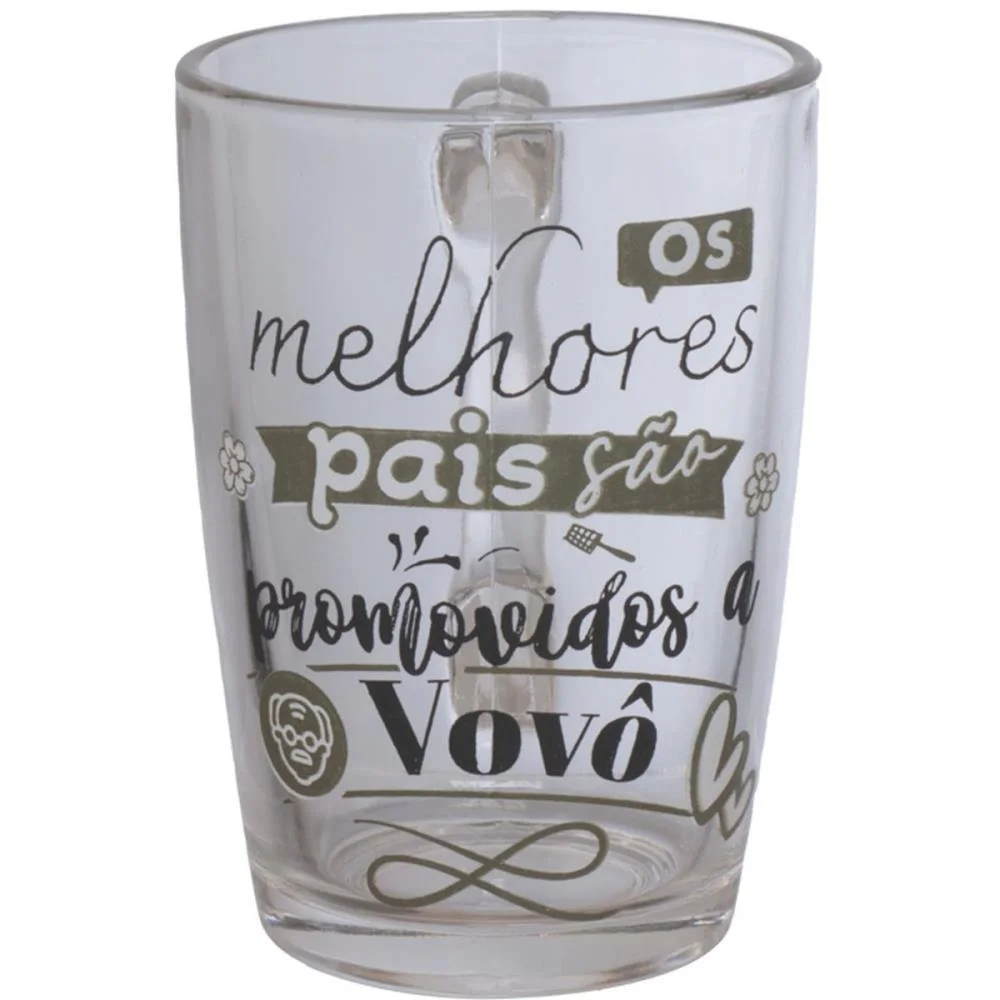 Caneca De Vidro Promovido Vovo 320Ml Western (Unidade) - imagem 4
