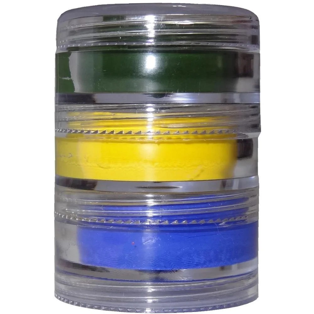 Copa Do Mundo Pintura Facial Cremosa Az/Vd/A Colormake (Kit.c/03) - imagem 2