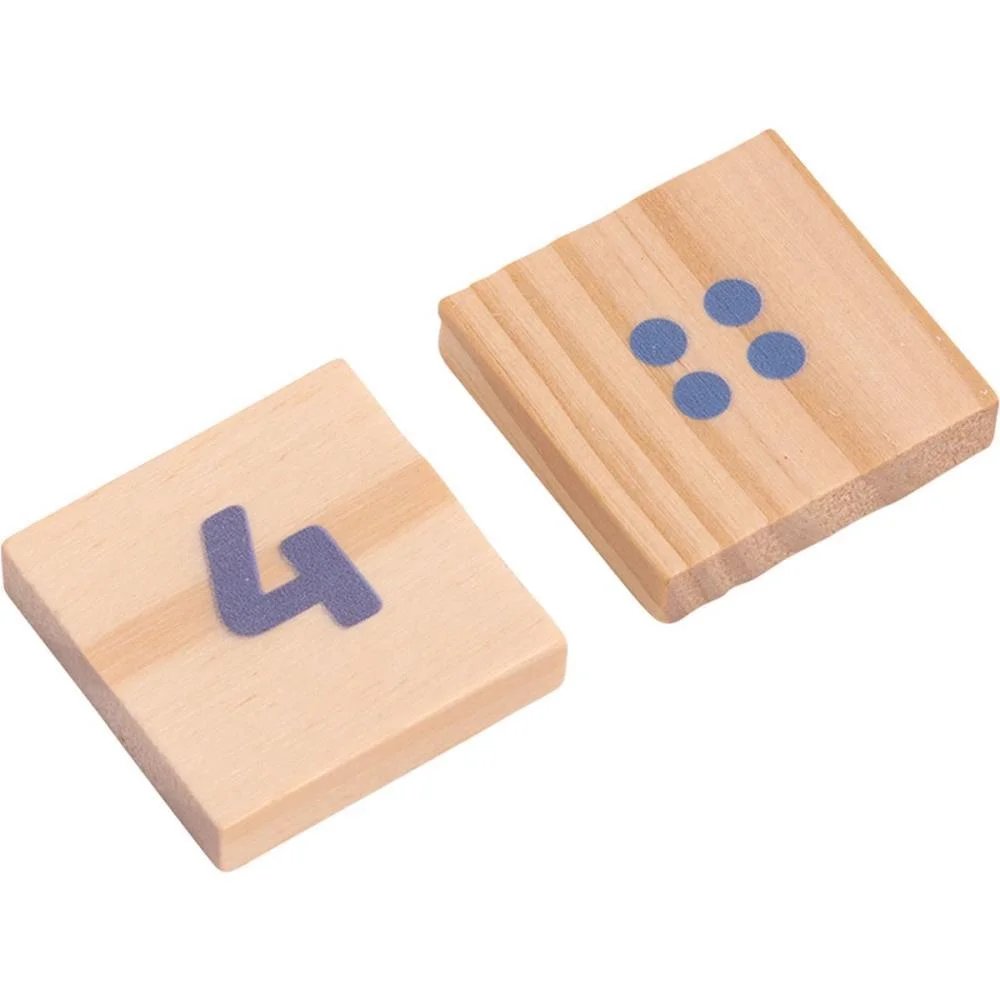 Brinquedo Pedagogico Madeira Dipedu Aprendendo Numeros C/75 Brw - imagem 4