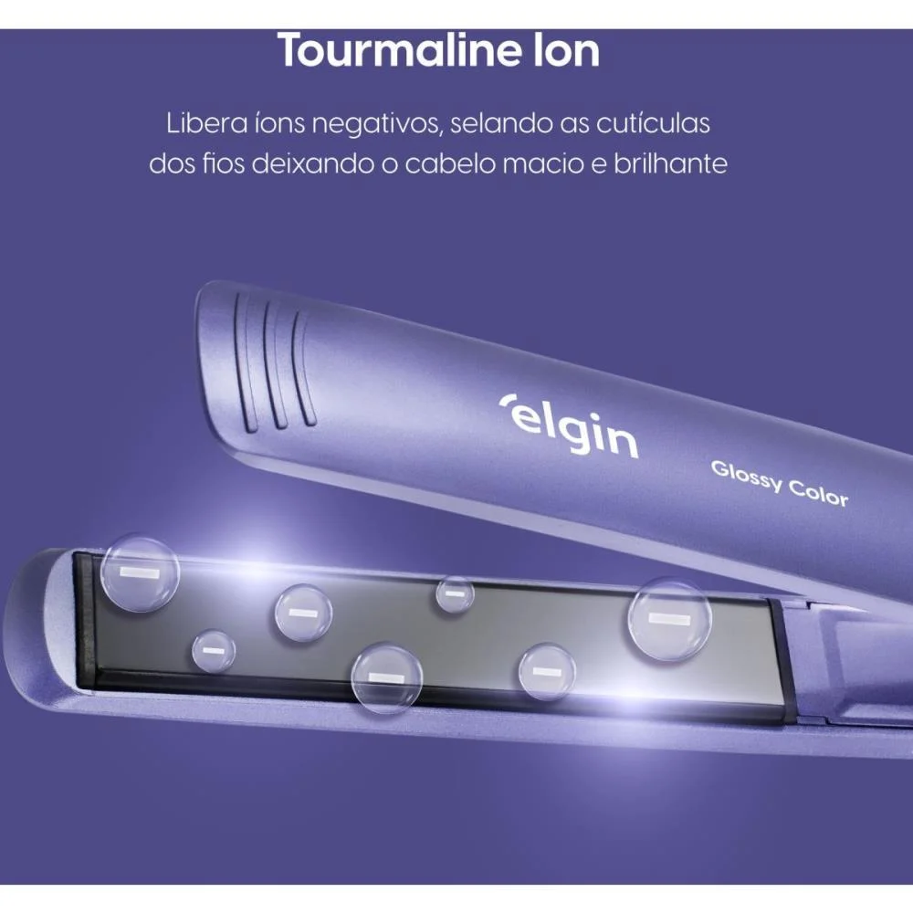 Chapinha Alisadora Glossy Color Bivolt Elgin