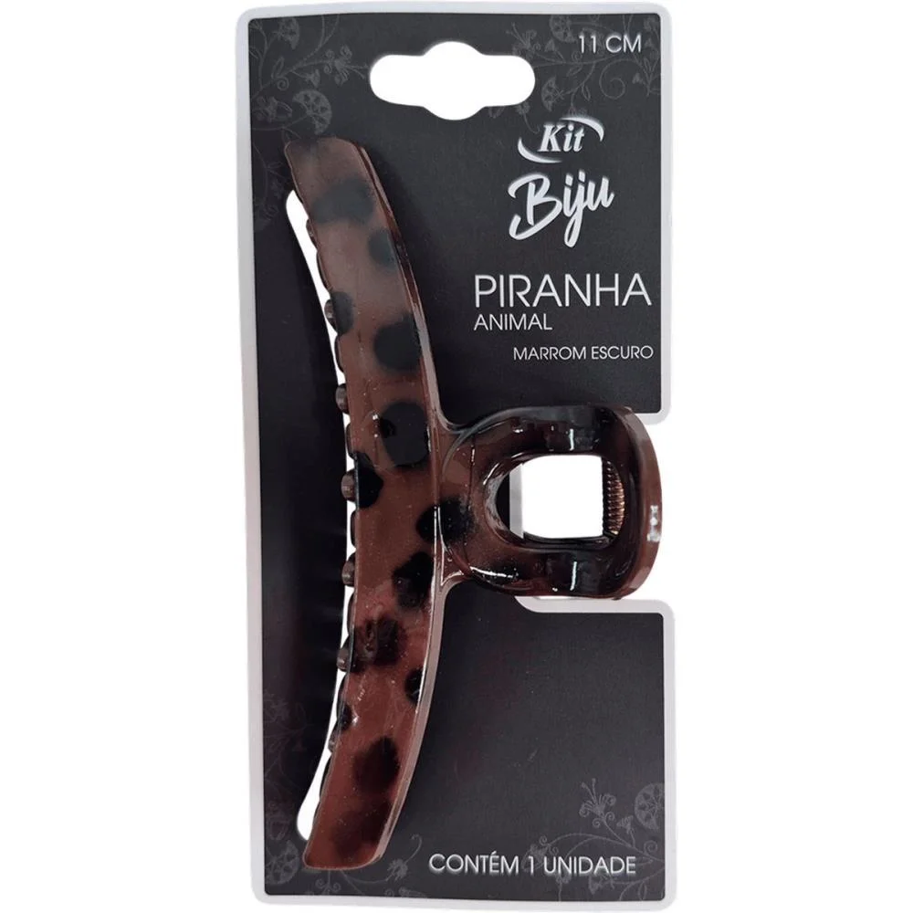 Acessorio Para Cabelo Piranha 11Cm Animal Kit - imagem 3