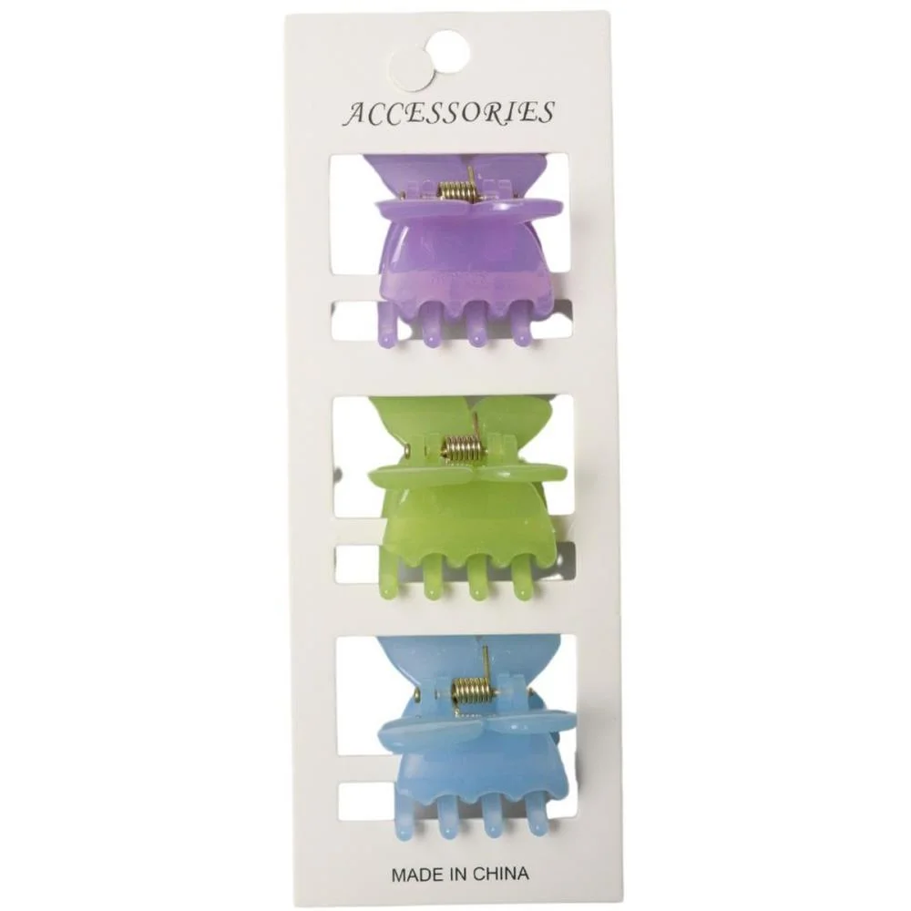 Acessorio Para Cabelo Piranha Borboleta 4,5Cm Candy Kit (Ct.c/03) - imagem 3