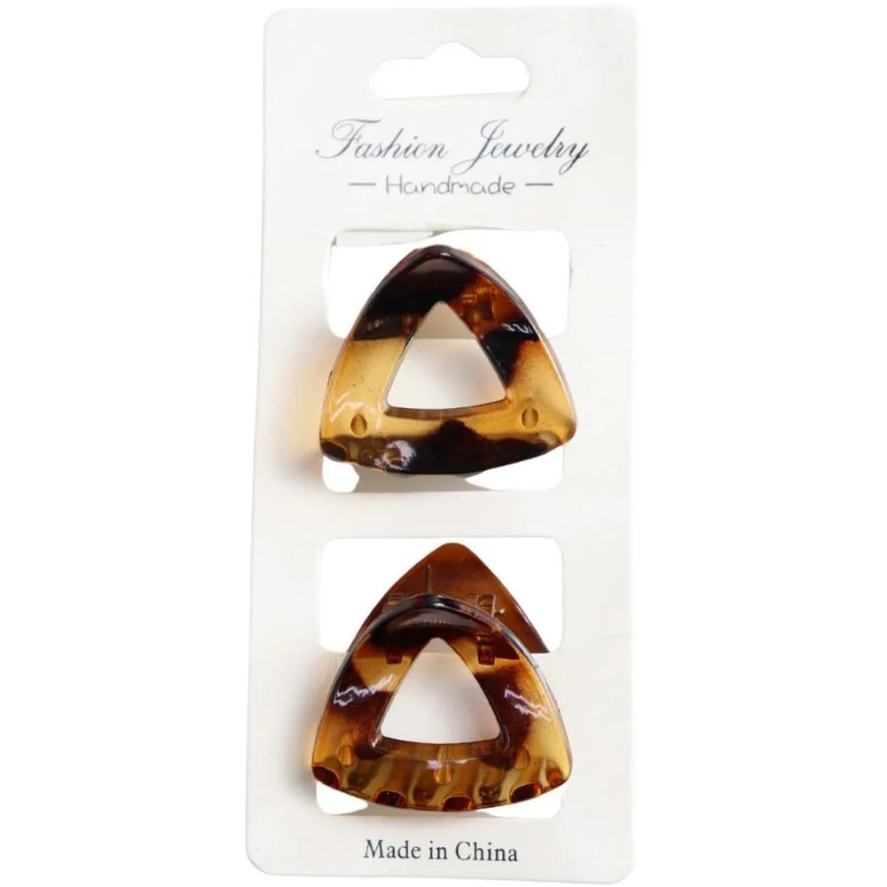 Acessorio Para Cabelo Piranha Triangulo 4,5Cm Tartar Kit (Ct./02) - imagem 3