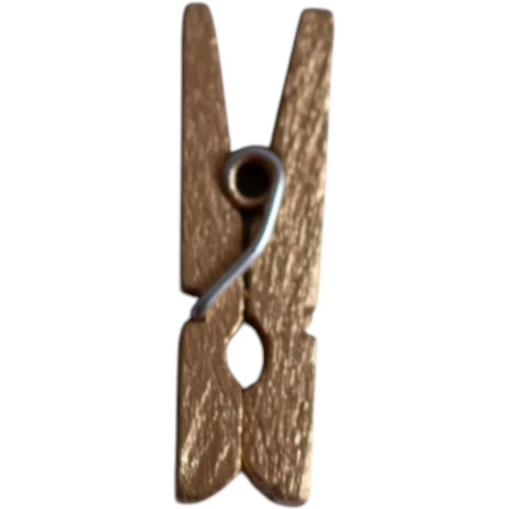 Artesanato Miniatura Pregador Ouro 2,5Cm Kit (Pct.c/100) - imagem 3