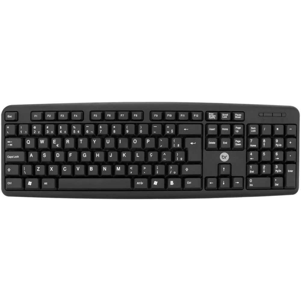 Teclado Usb Basico Preto Bright - imagem 3