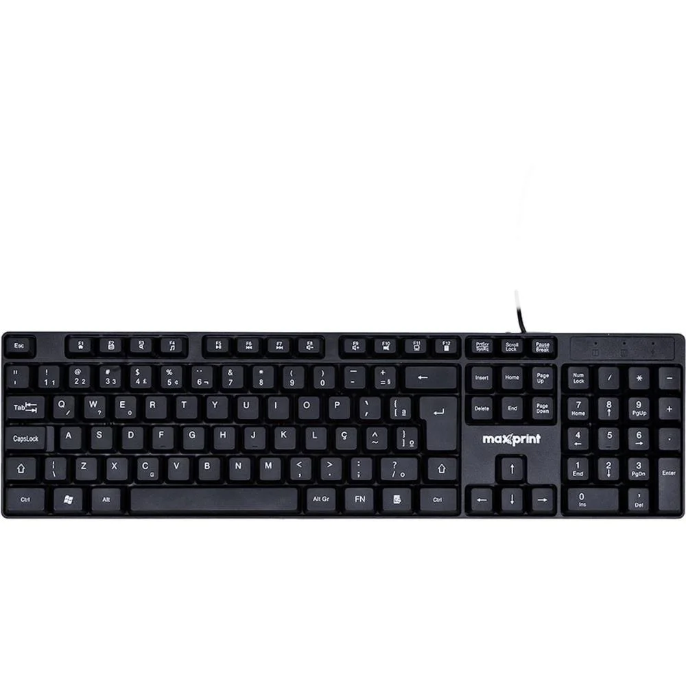 Teclado Usb 2.0 Office Easy Preto Maxprint - imagem 2
