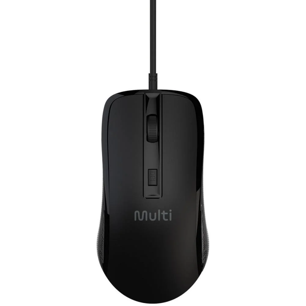 Mouse Optico Usb 2400Dpi 4Otoes Preto Multi - imagem 4