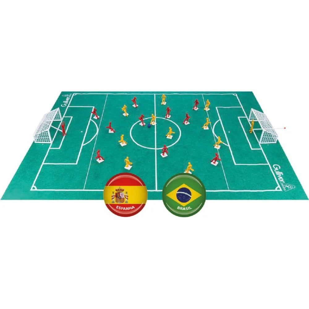 Futebol De Botao Club 2 Brasil X Espanha Gulliver - imagem 2