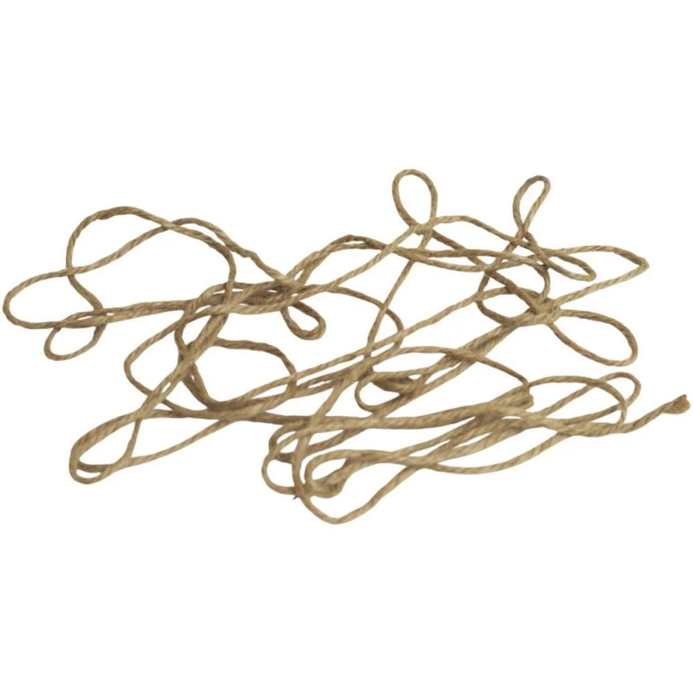 Fio De Juta 4Mm Natural 5Mts Kit (Cartela) - imagem 5