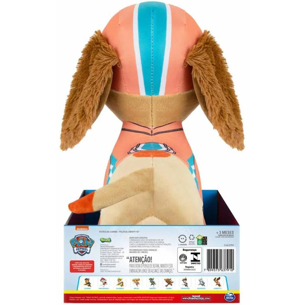 Pelucia Patrulha Canina Liberty 25,4Cm Sunny (Unidade) - imagem 6