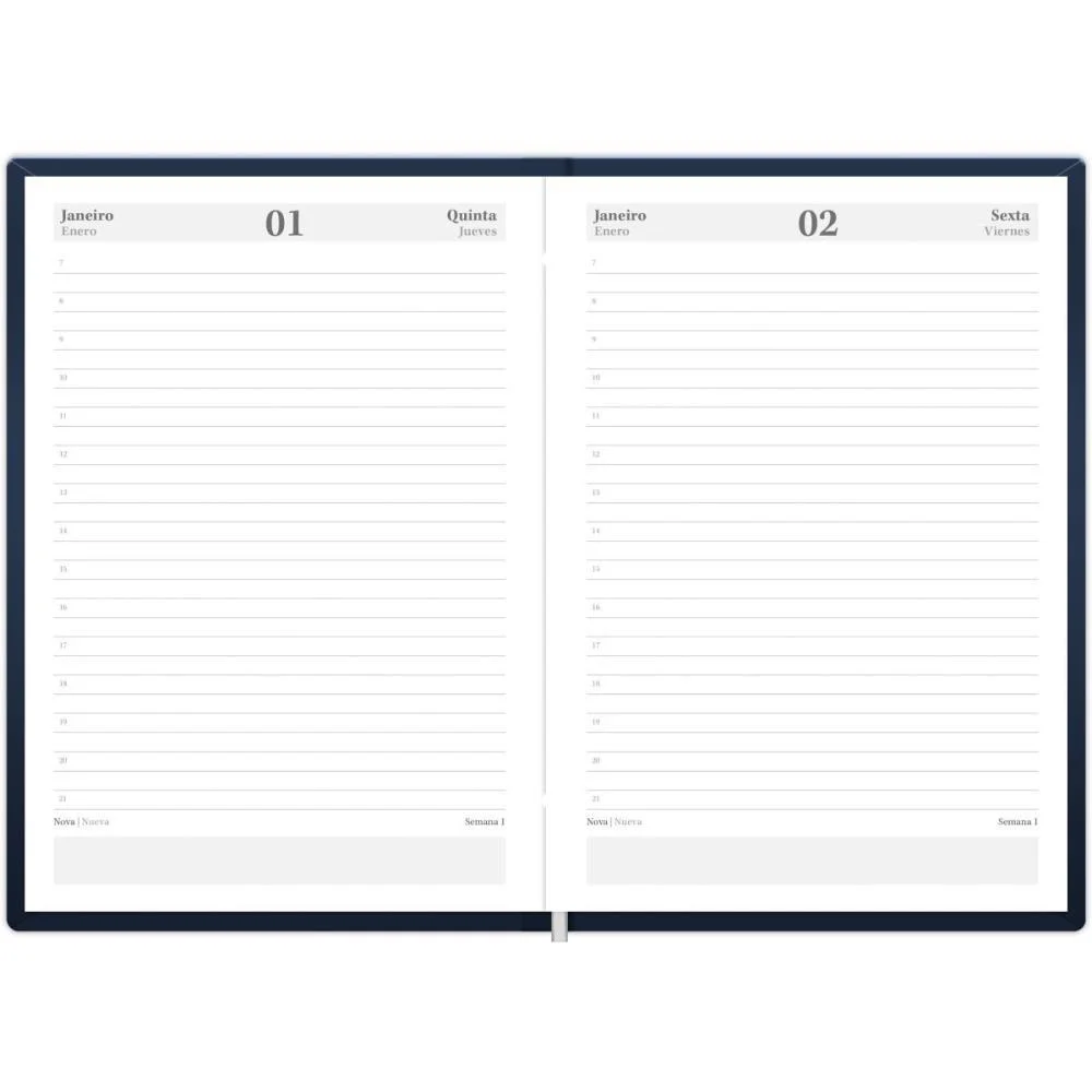 Agenda 2026 Capri Color 176F.135X192Mm Foroni (Pct.c/05) - imagem 7
