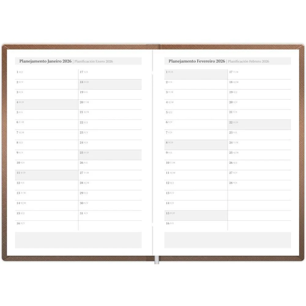 Agenda 2026 Capri Star 176F. 135X192Mm Foroni (Pct.c/05) - imagem 5